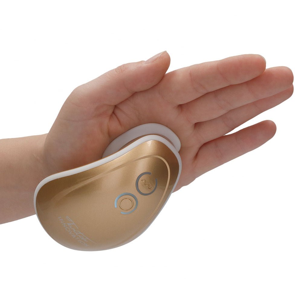 Twitch 1 - Gold USB Rechargeable Suction Vibrator